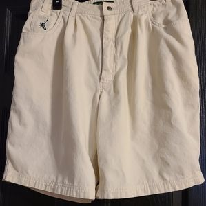Kayak size 36 waist cream shorts